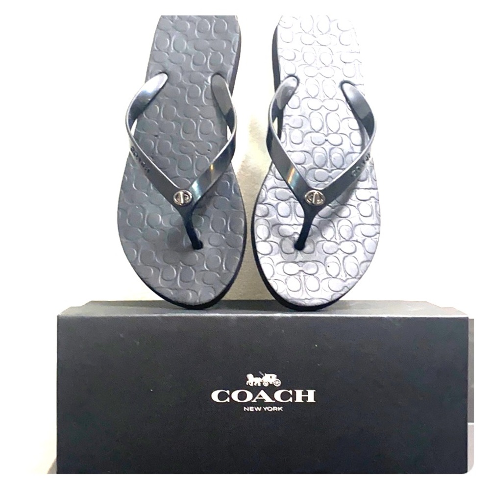 Authentic Coach Thongs / Flip Flops